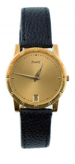 819.  Reloj PIAGET Dancer caballero mid size en oro de 18 K. 15123K81- 505028