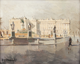 872.  RAFAEL DURANCAMPS (Sabadell, 1891 - Barcelona, 1979)Palacio Real