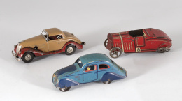 1000.  Rico (1910-1948)Bólido de carreras, Coche de hojalata litografiada, Nº8Alicante, h. 1940.