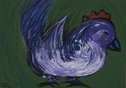 756.  JUAN JOSÉ CARRERO “COSTUS”  (Palma de Mallorca, 1955 - Sitges, 1989)Gallo.