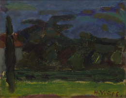 253.  HERNANDO VIÑES (París, 1904 - 1993)Nocturno, c.1970.