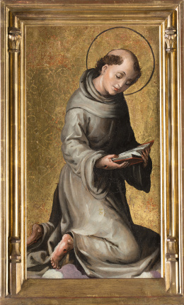 486.  JOAN MONTOLIÚ (Castellón de la Plana, c. 1453 - Tarragona, c. 1529)San Francisco de Asís, c. 1510.