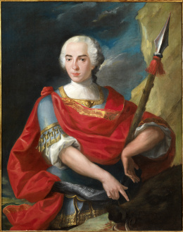 2015.  ATRIBUIDO A CHARLES-JOSEPH FLIPART (París, 1721- Madrid, 1797)“Retrato de Carlo Broschi, conocido como Farinelli, en el papel de Epitideen el libretto de Apostolo Zeno Merope”Hacia 1750.