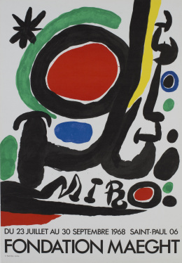 816.  JOAN MIRÓ (Barcelona, 1893 - Palma de Mallorca, 1983).