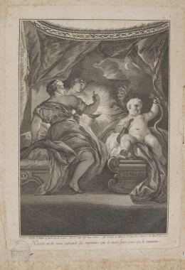 537.  Colección de dieciséis grabados de los Trabajos de Hércules de la serie de pinturas al fresco de Luca Giordano para el Casón del Buen Retiro.Con sello estampado de la Calcografía Nacional en el primer grabado.Madrid, h. 1779..