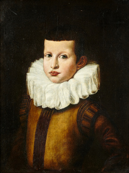 344.  ESCUELA ITALIANA, H. 1600Retrato de niño..