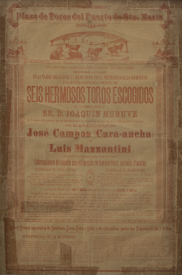 707.  Lote de cuatro carteles de toros de las plazas del Puerto de