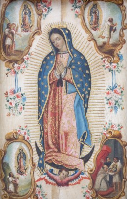 795.  ESCUELA MEXICANA, SIGLO XVIIIVirgen de Guadalupe