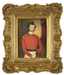 359.  ATRIBUIDO A JOHN SMART (1741-1811)Retrato de Lord Lonsdale en uniforme