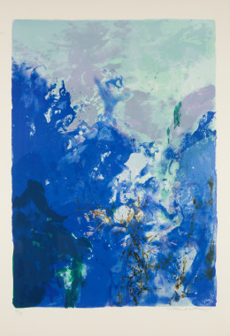 869.  ZAO WOU-KI (Pekín, 1921 - Nyon, 2013)“Suite Olympic Centennial”, 1992.