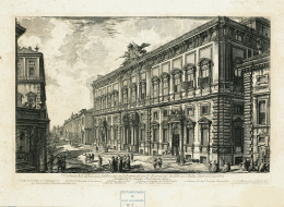 369.  GIOVANNI BATTISTA PIRANESI (1720-1778)“Palazzo della Consulta”