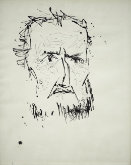 752.  PABLO SERRANO (Crivillén, Teruel, 1908 - Madrid, 1985) Autorretrato.