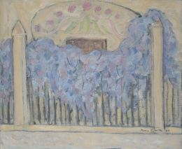 229.  MARÍA GIRONA (Barcelona, 1923 - 2015)Glicines, 1989.