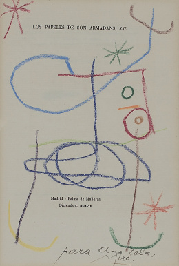 439.  JOAN MIRÓ (Barcelona, 1893 - Palma de Mallorca, 1983)S.T, c.1957