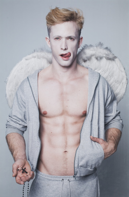 910.  BRUCE LABRUCE (Southampton, Canadá, 1964) Devilish Angel (Serie Obscenity), 2012.