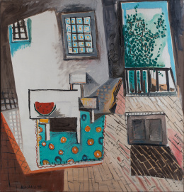 281.  ABRAHAM LACALLE (Almería, 1962).Habitación, 1997.