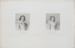 743.  GAVARD (Escuela francesa, siglo XIX)“Galerie Historique de Versailles”Conjunto de 10 grabados de retratos: Henri d´Angouléme y Guise, Babou y Coligny, Mayenne y Coligny, Montaigne y L´Hopital, La Noue y Rohan, Coligny y Condé, Louis de Bourbon y Marie de Rohan Montbazon, Conty y Montpensier, Lorrain y Champagne, Mornay y Bellegarde.