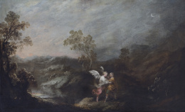 289.  IGNACIO DE IRIARTE (1621-1670)Jacob y el ángel.
