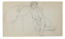 421.  ISMAEL SMITH (Barcelona, 1886 - White Plains, Nueva York, 1972)Femme de París, c.1911