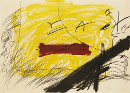 456.  ANTONI TÀPIES (Barcelona, 1923 - 2012)Sin título, 1973