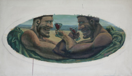 372.  JOSÉ LUIS BOLA BARRIONUEVO (Málaga, 1949)Brindis, 1983