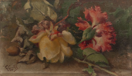 902.  GUILLERMO GÓMEZ GIL (Málaga, 1862-Cádiz, 1942)Flores