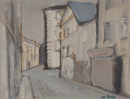 473.  JUAN ALCALDE (Madrid, 1918 - 2020)Calle del Marrais