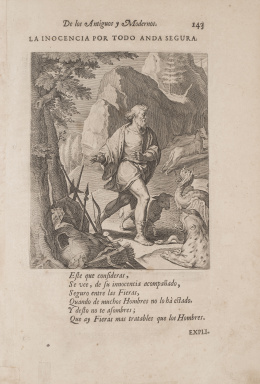 624.  OTTO VAN VEEN (Leiden, 1556- Bruselas, 1629)"La ciencia perfecciona la Naturaleza", "La virtud es inmortal", "La Educación muda costumbres", "La inocencia por todo anda segura"