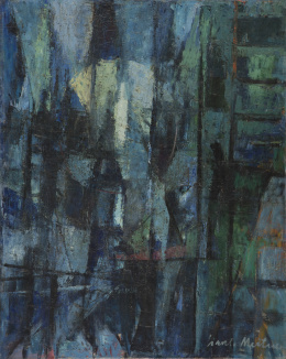 875.  LÁSZLÓ MEITNER (Ráckeve, Hungría, 1900 - Río de Janeiro, Brasil, 1968)S.T, 1954