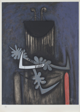 846.  WIFREDO LAM (Sagua La Grande, Cuba, 1902 - París, 1982)Sin título