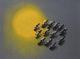 1009.  JUAN GENOVÉS (Valencia, 1930 - Madrid, 2020)Eclipse, 2003