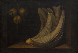 813.  ESCUELA ESPAÑOLA, H. 1700Bodegón con cardo y limones