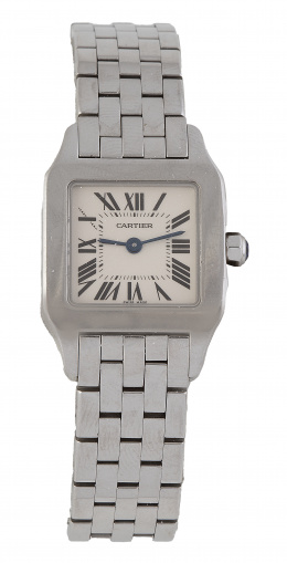 465.  Reloj de pulsera de señora CARTIER panthere, tamaño mini en acero. 015612 CH 2698