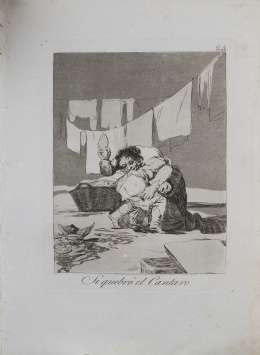 827.2.  FRANCISCO DE GOYA Y LUCIENTES (Fuendetodos, Zaragoza, 30.3.1746 - Burdeos (Francia), 16.4.1828)Si quebró el cántaro, 1797-1799