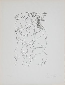 918.  PABLO PICASSO (Málaga, 1881 - Mougins, 1973)Le Gôut du Bonheur