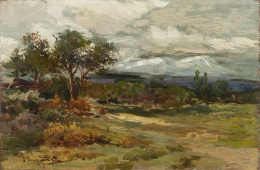 862.  JOSÉ LUPIAÑEZ Y CARRASCO (Málaga, 1864-Madrid, 1938)Paisaje