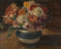 899.  SUZANNE GRUNYJarrón de Flores, 1942