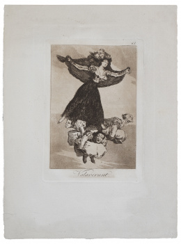 760.  FRANCISCO DE GOYA Y LUCIENTES (Fuentedetodos, 1746- Burdeos, 1828)VolaveruntMadrid: 1918-1928. Estampado en la Calcografía de la Imprenta Nacional, 10 edición.