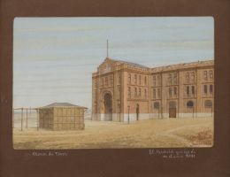 854.  JOSÉ MARTÍNEZ GARÍ (Alicante 1869-Madrid?)Plaza de toros