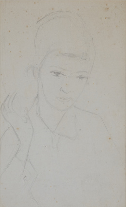 960.  ATRIBUIDO A MARIE LAURENCIN (París, 1883 - 1956)Femme