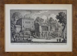 729.  GIUSEPPE VASI (Sicilia, 1710- Roma 1782)Casino e Villa Corsini fuori di Porta S. Pancrazio, 199/Giardino e Casino Pontificio nel Vaticano, 182/Casino della Villa Peretti sulla Piazza di Termini, 194