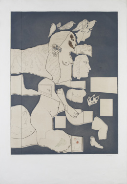 936.  JORGE CASTILLO (Pontevedra, 1933)Figuras, 1978