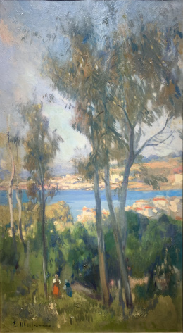 864.1.  ELISEO MEIFRÉN ROIG (Barcelona, 1859-1940)Paisaje de la Costa Brava