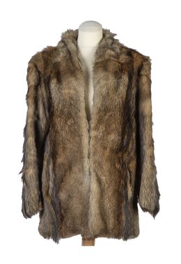 498.  Chaqueta vintage piel de lobo 