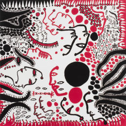 1024.  YAYOI KUSAMA (Matsumoto, Nagano, 1929)I Want To Sing My Heart Out In Praise Of Life, 2009