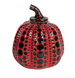 1029.  YAYOI KUSAMA (Matsumoto, Nagano, 1929)Pumpkin (Red and black)