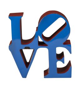 929.  ROBERT INDIANA (New Castle, Indiana, 1928 - Vinalhaven, Maine, 2018)Love Blue Red 