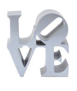 931.  ROBERT INDIANA (New Castle, Indiana, 1928 - Vinalhaven, Maine, 2018)Love Silver