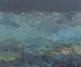 934.  JOSÉ VEGA OSSORIO (Mérida, 1945 - Madrid, 2015)Paisaje