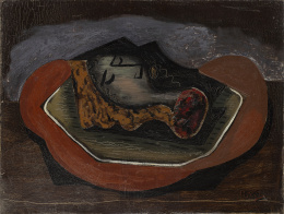 965.  HERNANDO VIÑES (París, 1904 - 1993)Cabeza de Holofernes, c.1926-8